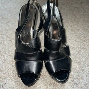 Style & Co. Classic Black Heels with Slingback Design